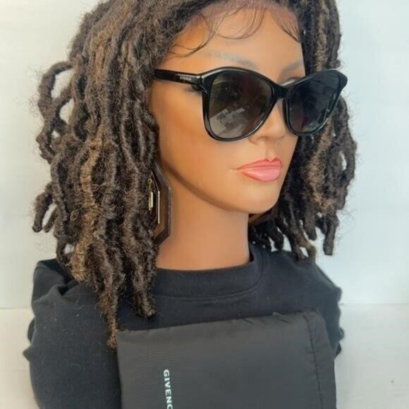 New Authentic GIVENCHY Black /Grey /Gold Acetate Frame Sunglasses -GV7198S - Picture 1 of 13